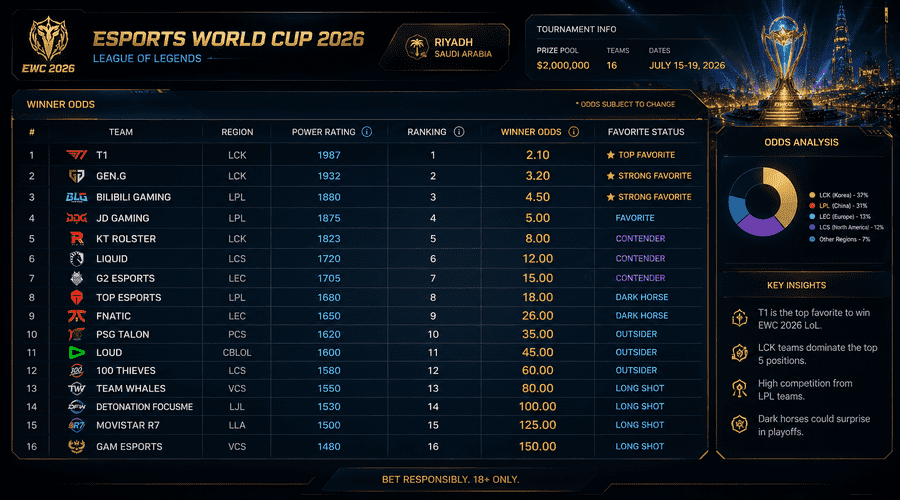 Esports World Cup (Riyadh) LoL_2026