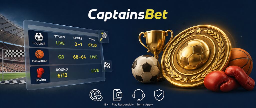 CaptainsBet Tanzania live sports betting — football, basketball and boxing with live scores